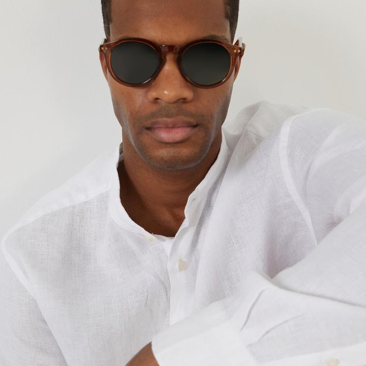 Immagine prodotto La Redoute Collections Camicia a maniche lunghe con collo alto (S)