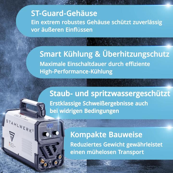 Produktbild Stahlwerk 3 in 1 Kombi-Schweissgerät CT 550 ST IGBT