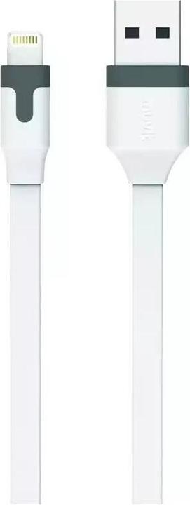 Immagine prodotto Muvit Tab Cavo Plat Charge & Synchro 2,4a Usb/Lightning 2m Blanc (2 m, USB 2.0)