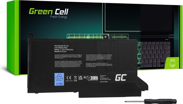 Actual product image GreenCell Laptop Battery DJ1J0 for Dell Latitude 7280 7290 (4 Cells, 2700 mAh)