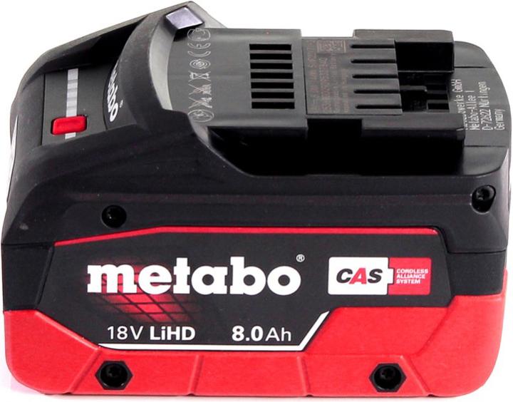 Produktbild Metabo Akku Basis Set 18V mit 1x Akku LiHD 8,0Ah ( 625369000 ) + Ladegerät ASC 145 ( 627378000 ) (18 V)