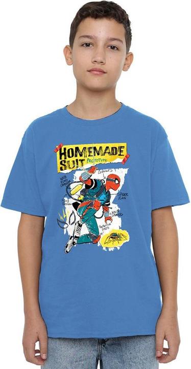 Immagine prodotto Spiderman Homemade Suit Maglietta Bambini (128)