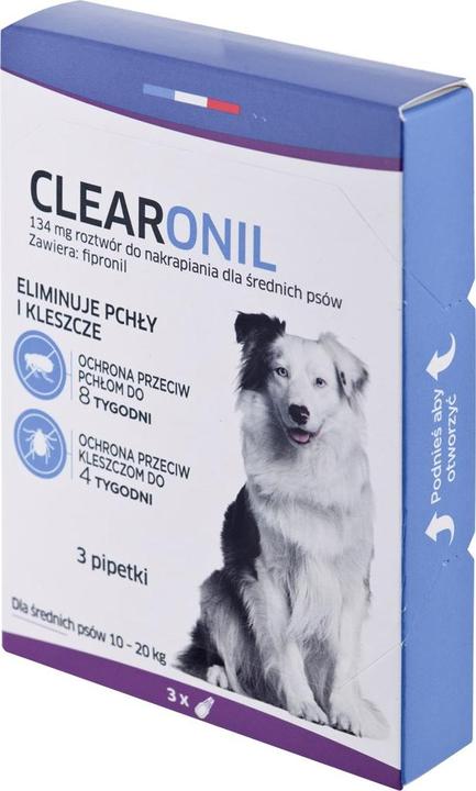Actual product image Francodex CLEARONIL dla średnich psów (10-20 kg) - 134 mg x 3 (Dog)