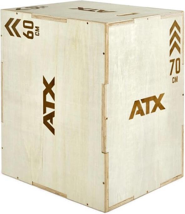 ATX Anti-Slip Plyo Box - Bois 50 x 60 x 70 cm