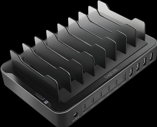 Actual product image LogiLink USB-C charging station (120 W)