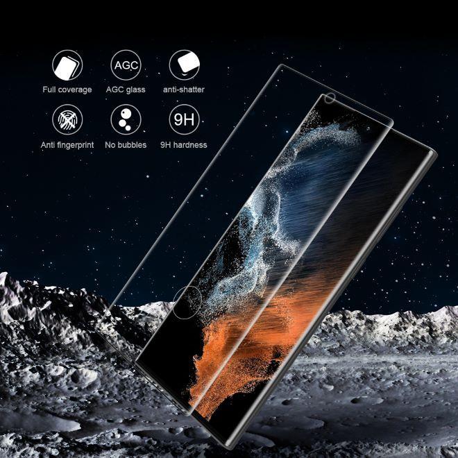 Actual product image Nillkin 3D CP+ MAX Series Protective Glass (1 Piece, Samsung Galaxy S22 Ultra)