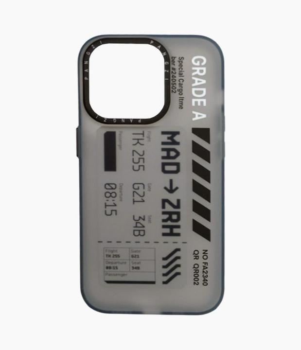 Actual product image RPD iPhone 14 Pro - Pangzi Case Flugticket-Style Mad-ZHR (Apple iPhone 14 Pro)