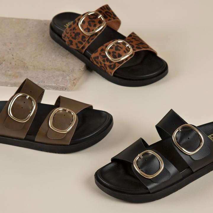 Actual product image La Redoute Collections Signature mules with 2 straps (36)