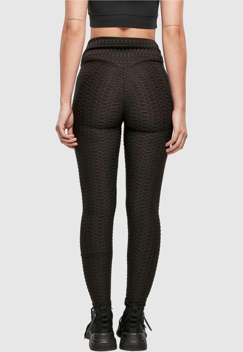 Actual product image Urban Classics Ladies High Waist Honeycomb Leggings - 16533 (S)