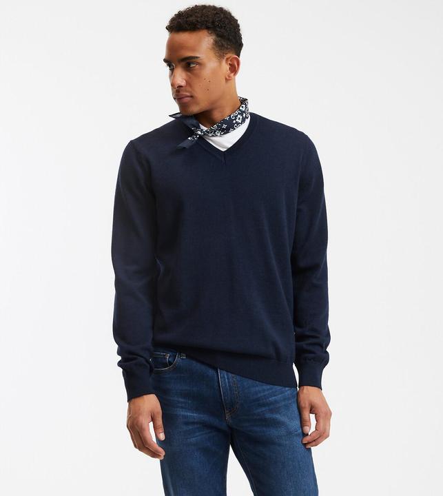 Produktbild La Redoute Collections Pullover mit V-Ausschnitt (XXL)