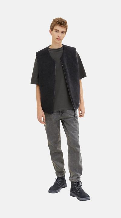 Actual product image Tom Tailor Shirt Oversized-T-Shirt mit Rundhalsausschnitt aus Baumwolljersey (L)