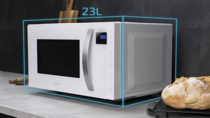 Immagine prodotto Cecotec Microondas Sin Plato Grandheat 2300 Flatbed Touch Bianco (Spina UE, 23 l)