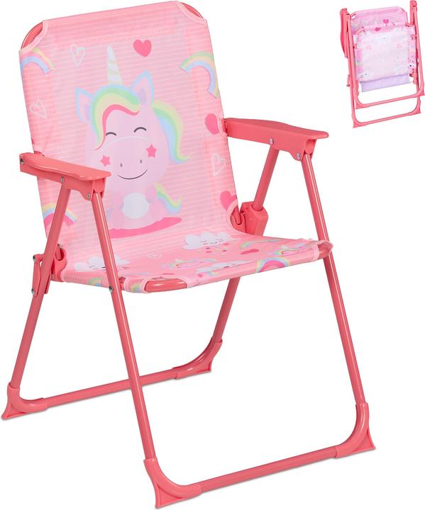 Immagine prodotto Relaxdays Kinder Klappstuhl mit Motiv (Seggiolone)