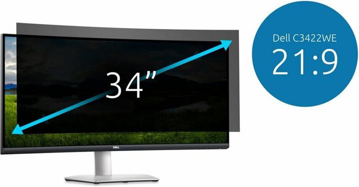 Actual product image Kensington Privacy filter 2-way 34" Dell C3422WE w21:9 (33.98", 21 : 9)