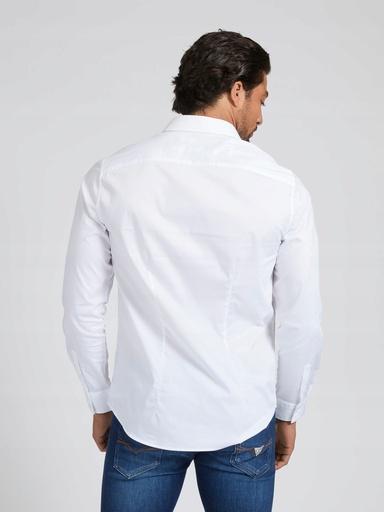 Guess HEMD HERREN LS SUNSET SHIRT WHITE M1YH20W7ZK1 G011 XL (XL)