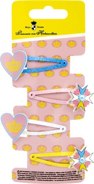 Maja von Hohenzollern Prinzessin Herzens Orden 4 Haarspangen Auf Backercard 5x15 cm