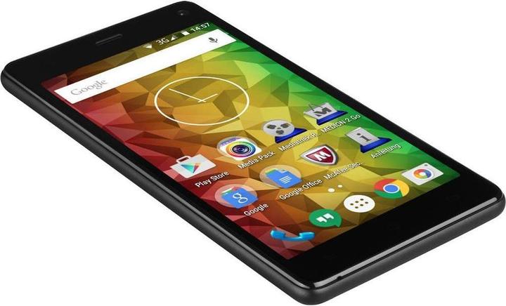 Actual product image Medion Life E5001 (8 GB, Black, 5", Dual SIM, 3G)