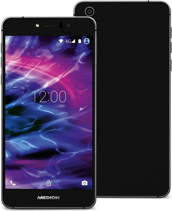 Actual product image Medion Life X5020 (32 GB, Black, 5", Dual SIM, 13 Mpx, 4G)