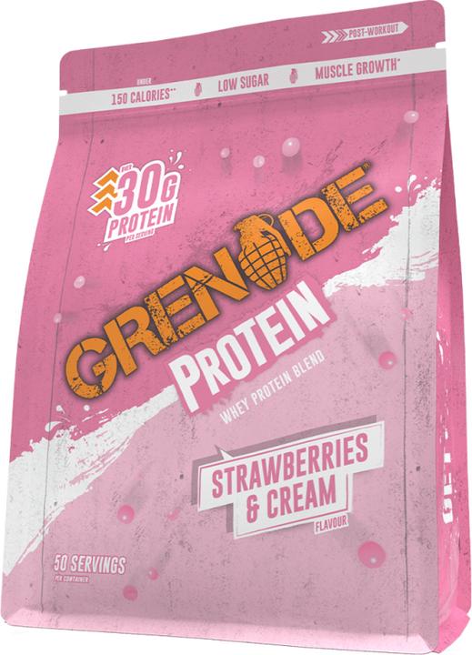 Produktbild Grenade Protein Whey 2KG (Strawberries & Cream, 1 Stk., 2000 g)