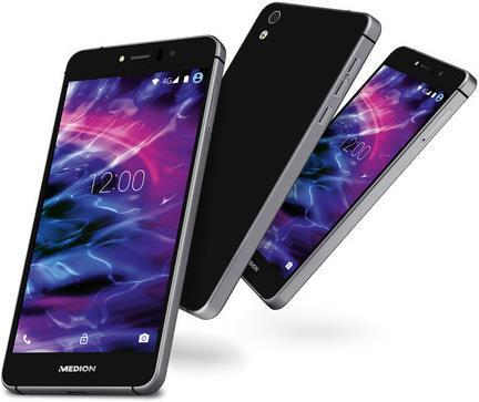Actual product image Medion Life X5020 (32 GB, Black, 5", Dual SIM, 13 Mpx, 4G)