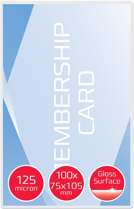 Produktbild GBC CARD POUCH - Heisslaminier-Folientaschen (A7, 100 Stück, 125 µm)