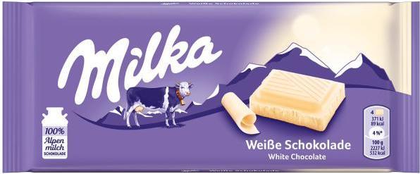 Image du produit Milka 4025700001962 Tablette de chocolat blanc (103 g)
