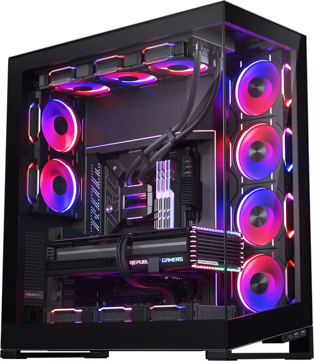 Productafbeelding Phanteks NV Serie NV7 E-ATX kast, gehard glas, D-RGB - zwart (mATX, Mini-ITX, ATX, E-ATX, SSI CEB)