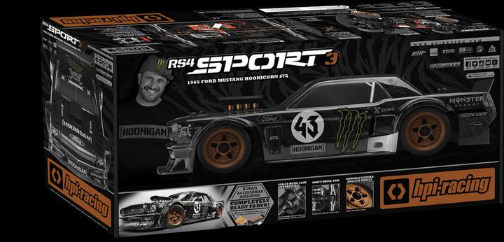 Produktbild HPI RS4 Sport 3 1965 Ford Mustang Hoonicorn (RTR Ready-to-Run)