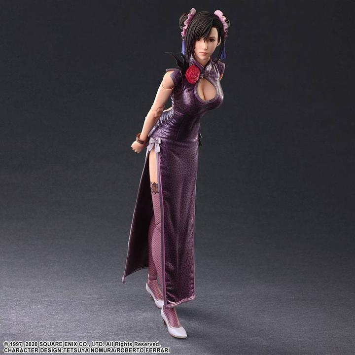 Actual product image Square Enix Final Fantasy VII Remake Play Arts Kai action figure Tifa Lockhart Sporty Dress Ver. 25 cm