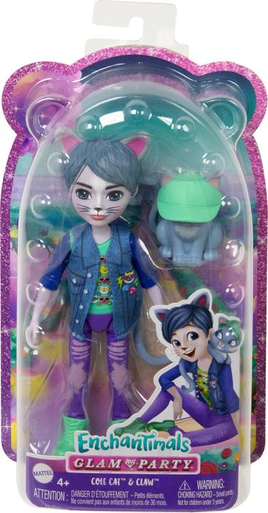Actual product image Enchantimals GLAM PARTY™ COLE CAT™ Doll