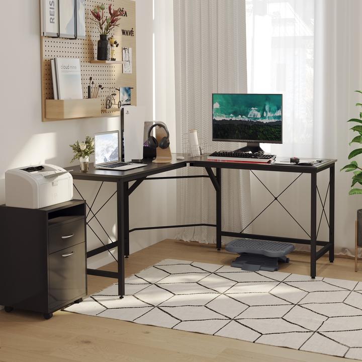 Produktbild Homcom Winkelschreibtisch (150 x 150 x 76 cm)