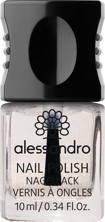 Alessandro Nail Polish Top Coat Shimmer (Transparent, Top Coat)