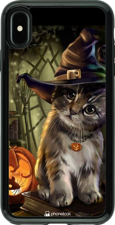 Actual product image PhoneLook Coque Hybrid Armor noir Halloween 21 Witch cat (Apple iPhone XS Max)