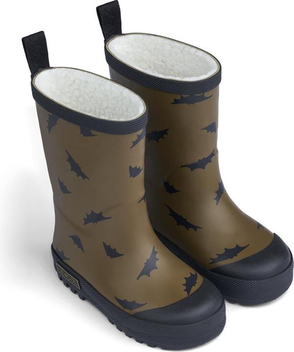 Actual product image Liewood Thermo Rain Boots Mason Bats / Khaki size 32 (32)