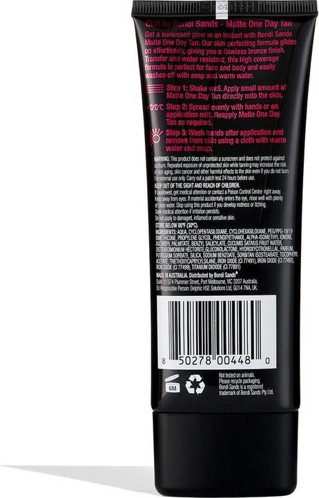 Produktbild Bondi Sands GLO Matte One Day Tan 100 ml (Selbstbräunungscreme, 100 ml)
