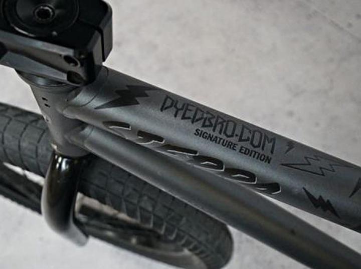 Actual product image Dyedbro Frame Protection Kit - Sergio Layos BMX Signature Edition