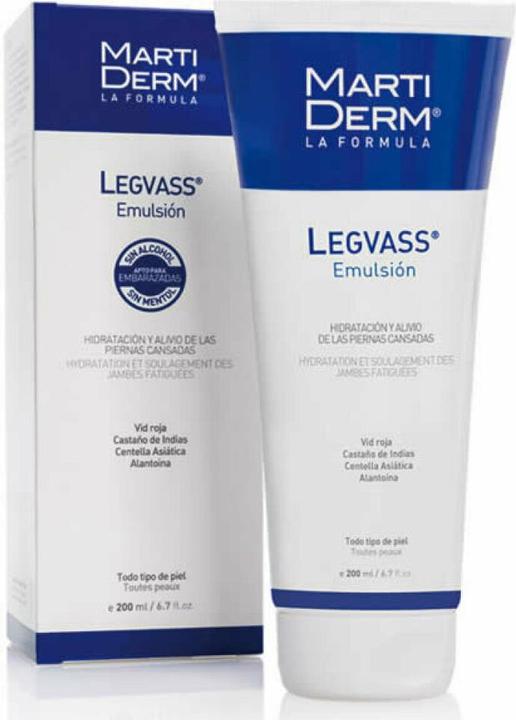 Actual product image Martiderm LEGVASS emulsión hidratante piernas cansadas 200 ml (200 ml)