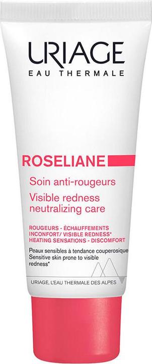 Actual product image Uriage Roseliane Anti-Redness Cream With Shea Butter, Ginseng Extracts, And Seaweeds 40 Ml (40 ml, Face balm)
