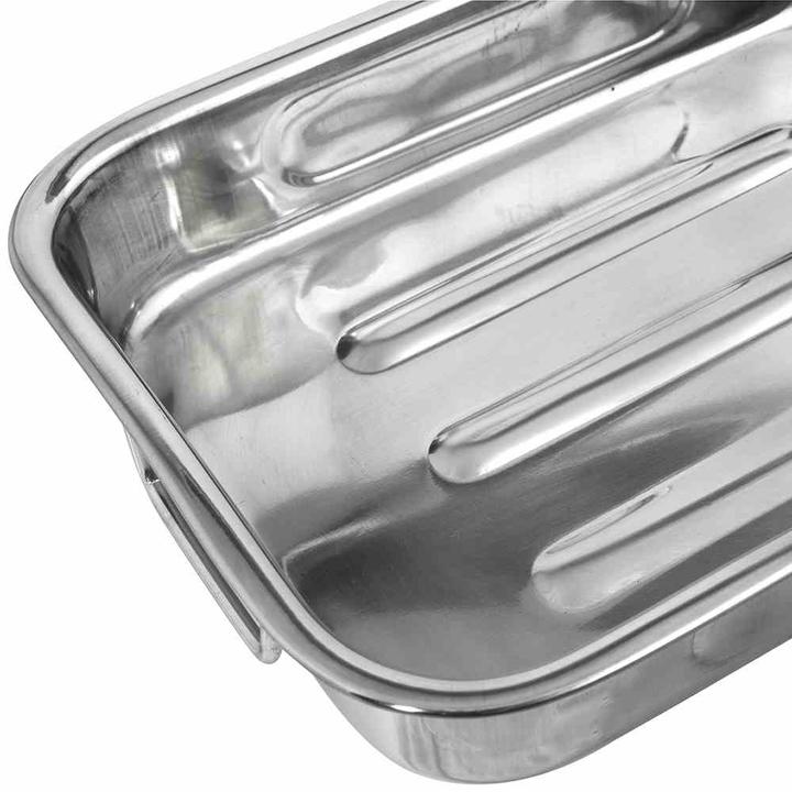 Immagine prodotto Krüger PADELLA QUADRATA 3 0CM IN ACCIAIO INOX 15130 (Padella per friggere, Acciaio inossidabile)