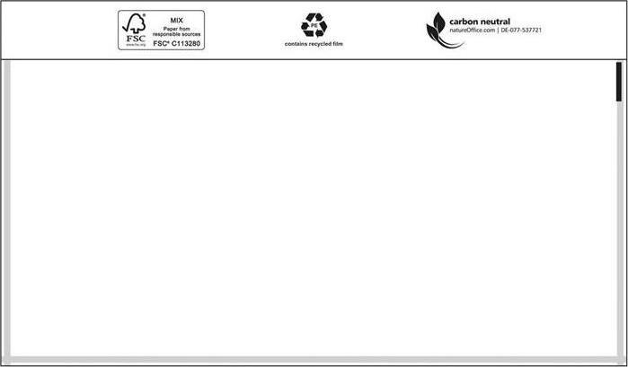 Transpak Trans-pak Dokumententaschen Premium 240 x 110 mm DIN lang