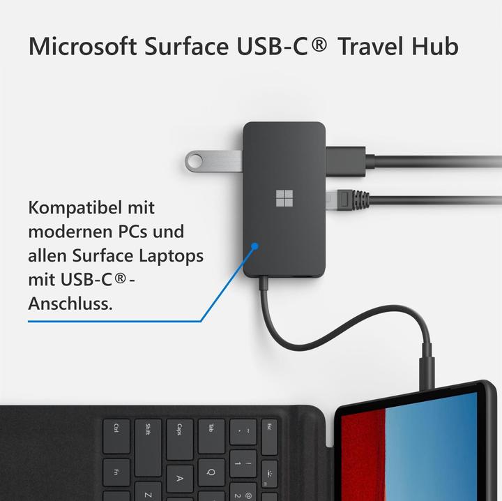 Productafbeelding Microsoft Surface Travel Hub (USB-C, 5 Havens)