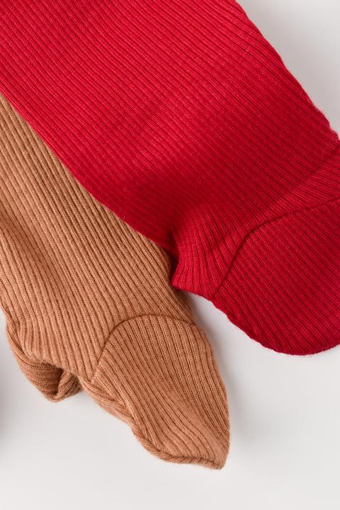 Actual product image BabyCosy 2 Pcs Footed Pant (68)