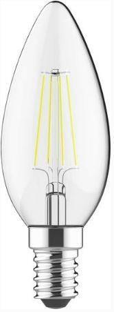 Produktbild Leduro LED FILAMENT spuldze CL E14 4W (E14, 4 W, 400 lm, 1 x, F)