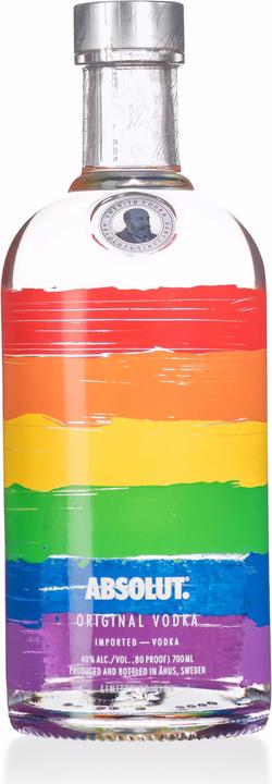 Produktbild Absolut Original Vodka Rainbow Edition (1 x 70 cl)