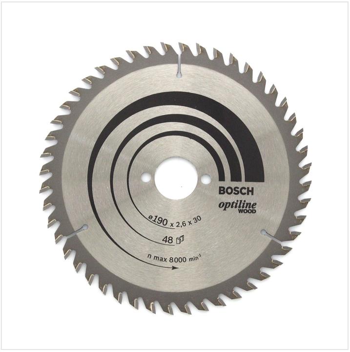 Produktbild Bosch Professional Zubehör PRO Wood Kreissägeblatt, 190 x 2.6 x 30 mm