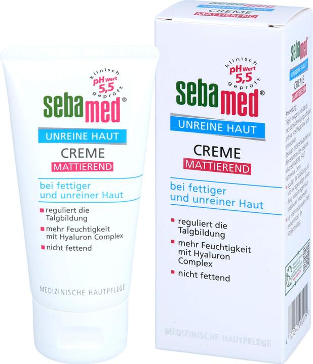 Produktbild Sebamed Unreine Haut mattierende Creme, 50 ml CRE (50 ml, 24h Creme)