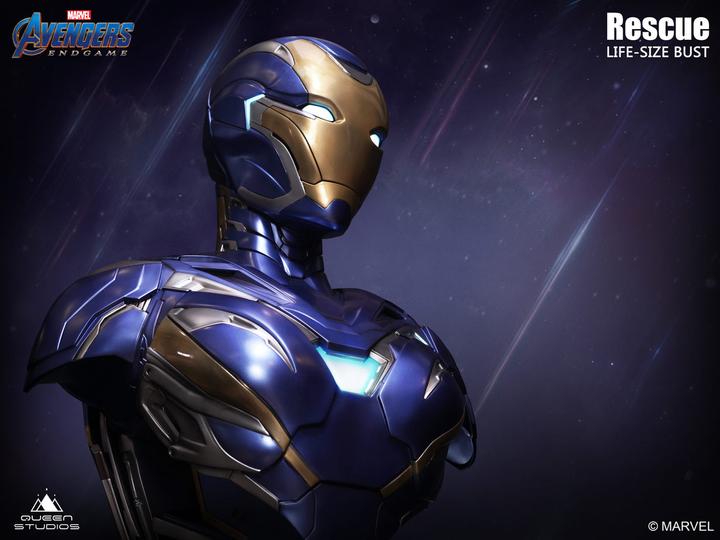 Image du produit Queen Studios Marvel's Avengers "Iron Man MK49 - Rescue Suit" 1/1 Buste Lifesize