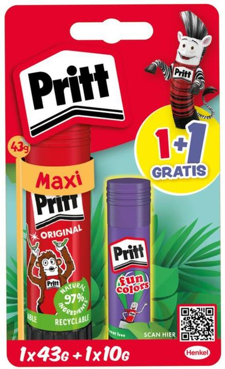 Immagine prodotto Pritt PBS4B Stick 1x 43g + 1x 10g Farbe