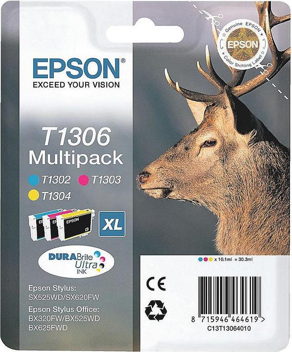 Immagine prodotto Epson T1306 DuraBrite Ultra (M, C, Y)