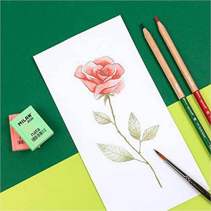 Actual product image Water brush + 5 watercolour pencils (Colored, 1 x)